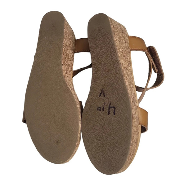 Blowfish Malbu Girls Lover Rope Wedge Sandals - Tan - Picture 5 of 8